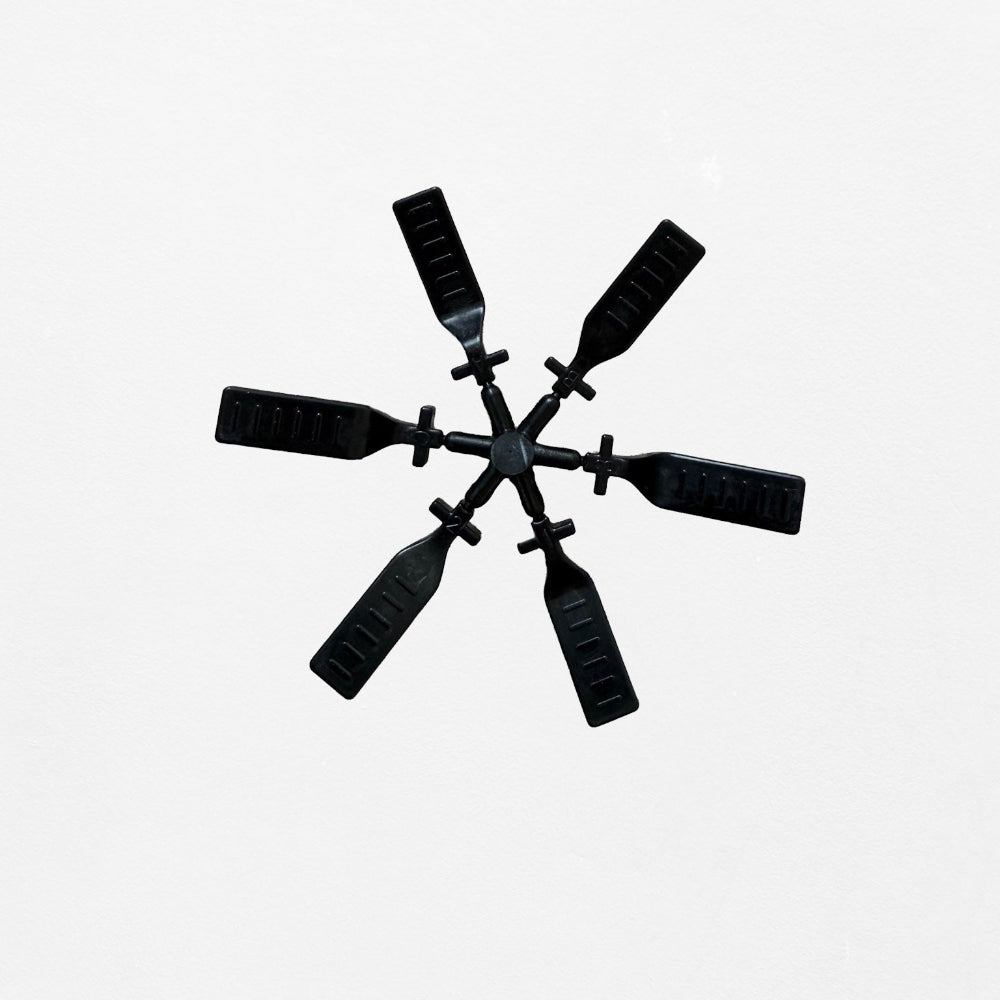 Close-up of AirBoss LBM optical insert carrier mounting hub
