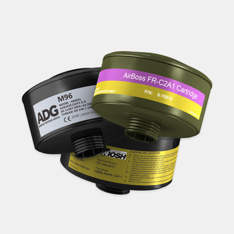 AirBoss gas mask filters
