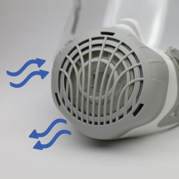 AirBoss 100® two-way inhalation and exhalation filtration