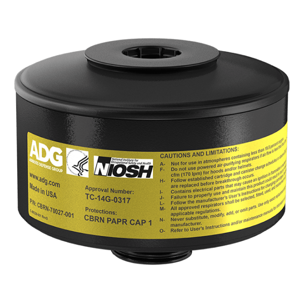 AirBoss CBRN CAP 1 Cartridge - ADG Enterprises, LLC