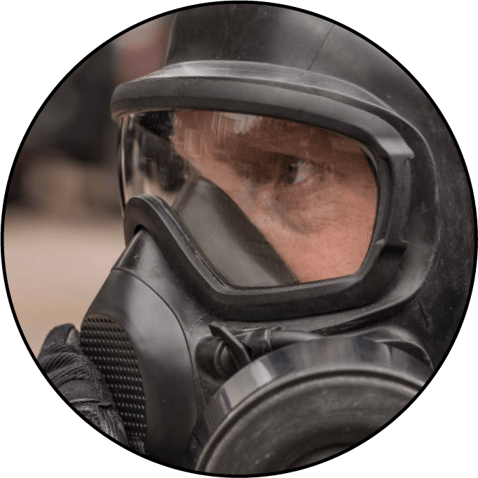 AirBoss LBM — Low-Burden Mask close up - ADG Enterprises, LLC