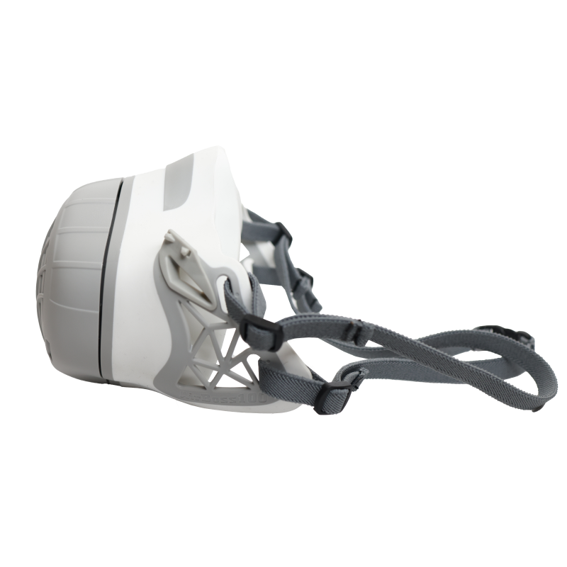 White AirBoss 100 with gray straps on a white background
