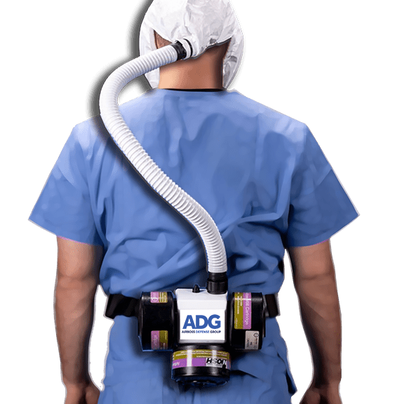 AirBoss FlexAir® PAPR System - rear view - ADG Enterprises, LLC